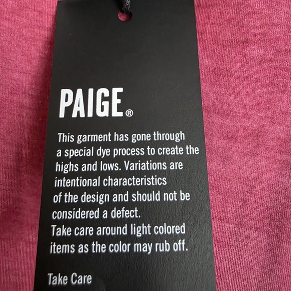 NWT PAIGE Georgina Vintage Rose Plum Tank Top - Size Small - Picture 7 of 11